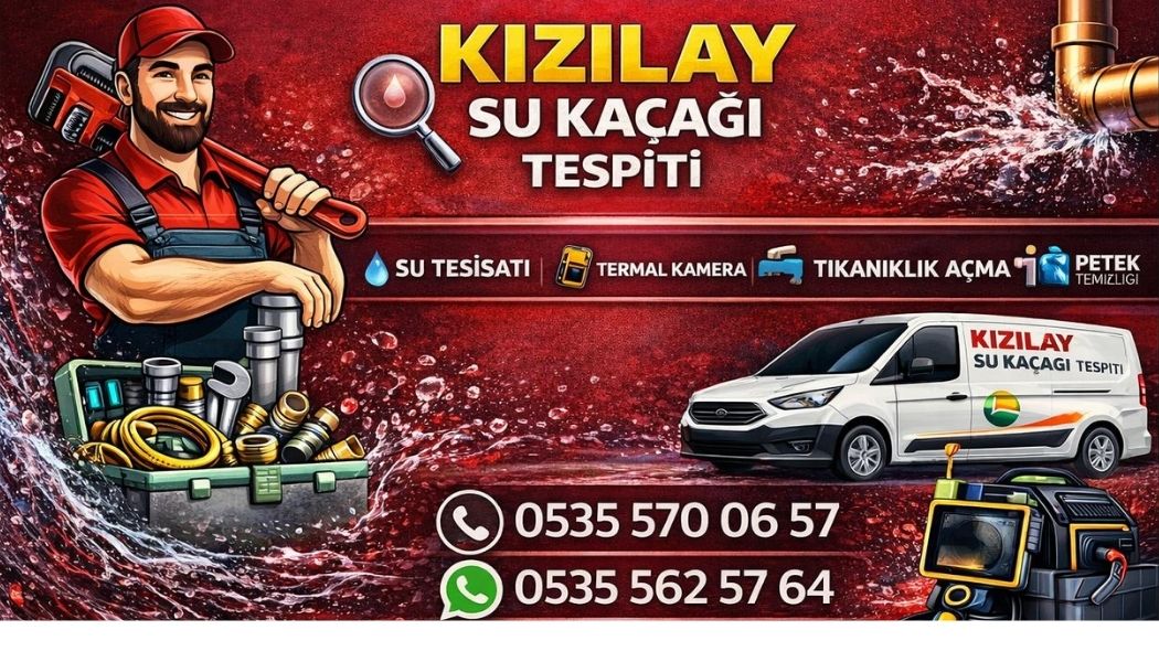 Kızılay Su Kaçağı Tesisat